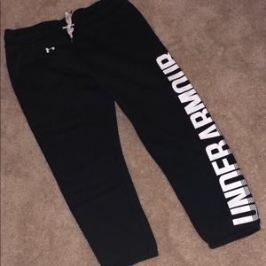 Black Under Armour Sweatpants
